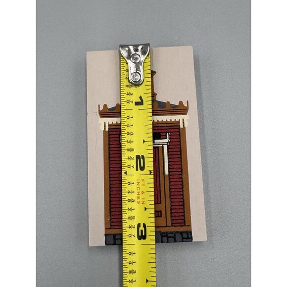 The Cat's Meow Victorian Outhouse Wooden Accessory Shelf Sitter Decor Set Of 2 - Picture 3 of 4